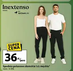 Auchan Spodnie polarowe damskie s-3xl Inextenso By Auchan oferta