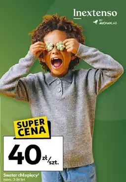 Auchan Sweter chłopięcy Inextenso By Auchan oferta
