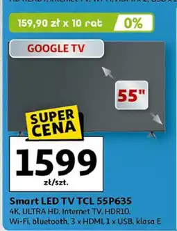 Auchan Telewizor 55 led 55p635 Tcl oferta