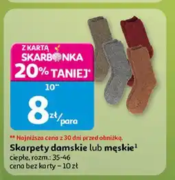 Auchan Skarpety męskie 35-46 oferta