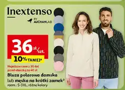 Auchan Bluza polarowa męska s-3xl Inextenso By Auchan oferta
