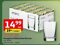 Auchan Komplet kieliszków shot 30 ml Krosno S.a oferta
