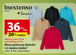 Auchan Bluza polarowa męska s-xxl Inextenso By Auchan oferta