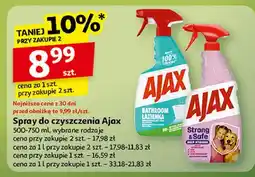 Auchan Spray Ajax Strong & Safe oferta