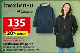 Auchan Kurtka damska parka s-3xl Inextenso By Auchan oferta