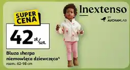 Auchan Bluza niemowlęca 62-98 cm Inextenso By Auchan oferta