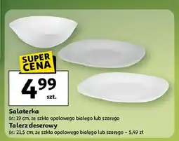 Auchan Talerz deserowy 21.5 cm oferta