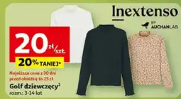 Auchan Golf dziewczęcy Inextenso By Auchan oferta