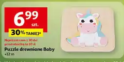 Auchan Puzzle drewniane baby oferta