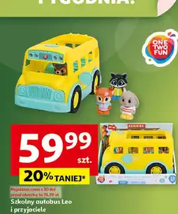 Auchan Autobus szkolny leo i przyjaciele One Two Fun oferta
