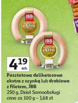 Auchan Pasztet delikatesowy extra z filetem Jbb Bałdyga oferta