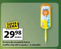 Auchan Zestaw startowy rączka + miotełki xxl do kurzu 2 szt Swiffer oferta