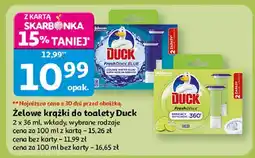 Auchan Krążki żelowe lime - zapas Duck Fresh Discs oferta