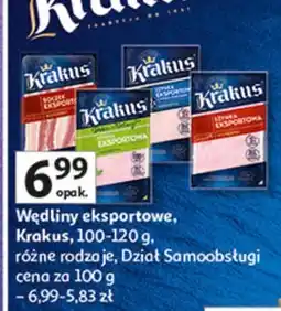 Auchan Szynka eksportowa high protein Krakus Animex oferta