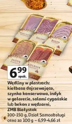 Auchan Bekon z wędzarni plastry Zmb Białystok oferta