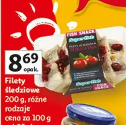 Auchan Filet ze śledzia z żurawiną Superfish oferta