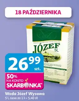 Auchan Woda lecznicza Józef oferta