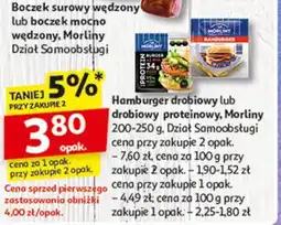 Auchan Hamburger proteinowy Morliny oferta