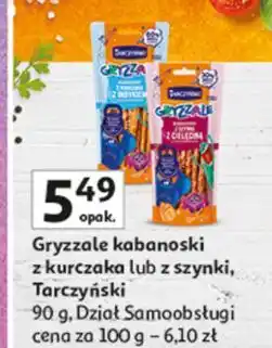 Auchan Kabanosiki z szynki Tarczyński Gryzzale oferta