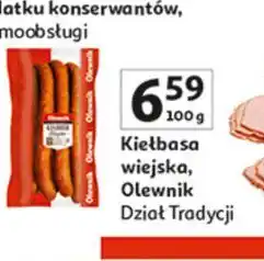 Auchan Kiełbasa wiejska Olewnik oferta
