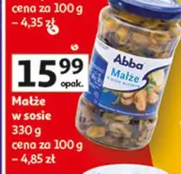 Auchan Małże w sosie własnym Abba oferta