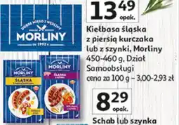 Auchan Kiełbasa śląska z szynki Morliny oferta