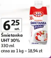 Auchan Śmietanka polska 30 % Mlekovita oferta