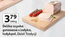 Auchan Szynka delikatesowa z indyka Indykpol oferta