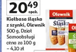 Auchan Kiełbasa śląska z szynki Olewnik oferta
