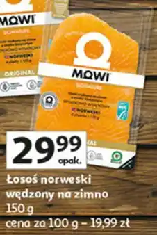 Auchan Łosoś wędzony Mowi Signature oferta