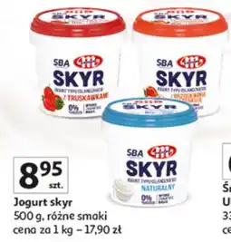 Auchan Jogurt skyr naturalny Mlekovita Sba oferta