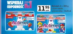 Auchan Jogurt kids truskawka i banan Danone Actimel oferta