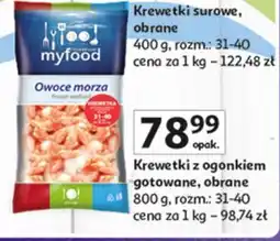 Auchan Krewetki 31/40 Myfood oferta