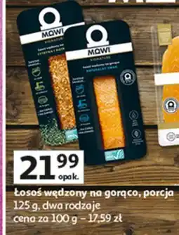 Auchan Łosoś wędzony na gorąco naturalny Mowi oferta