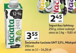 Auchan Śmietanka 12 % Łaciata oferta