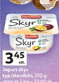 Auchan Jogurt marakuja skyr Ehrmann oferta
