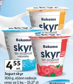 Auchan Jogurt mango marakuja Bakoma Skyr oferta