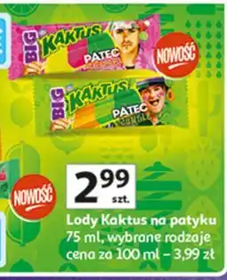 Auchan Lód patec jungle Nestle Kaktus oferta