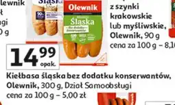 Auchan Kiełbasa śląska Olewnik oferta