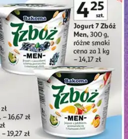 Auchan Jogurt jabłko-pomarańcza Bakoma 7 Zbóż Men oferta