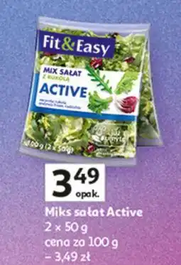Auchan Mieszanka sałat active Fit & Easy oferta