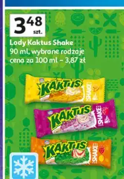 Auchan Lody shake cytryna-truskawka Nestle Kaktus oferta