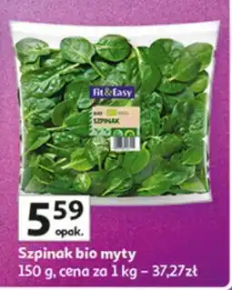 Auchan Szpinak bio baby Fit & Easy oferta