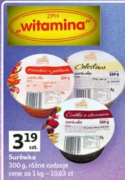 Auchan Surówka marchewka z jabłkiem Witamina oferta