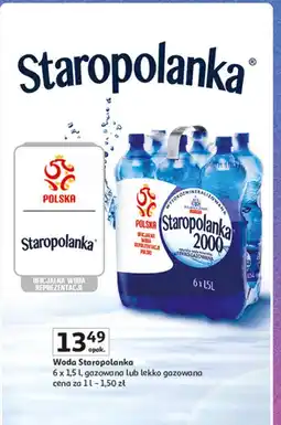 Auchan Woda gazowana Staropolanka 2000 oferta
