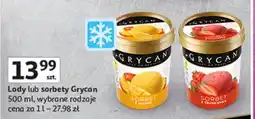 Auchan Sorbet truskawkowy Grycan oferta