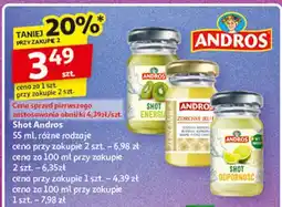 Auchan Shot zdrowe jelita Andros oferta