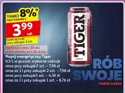 Auchan Napój cherry zero sugar Tiger Energy Drink oferta