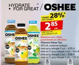 Auchan Napój green zero Oshee Vitamin Tea oferta