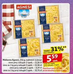 Auchan Makaron festaiola fettuccine Agnesi oferta